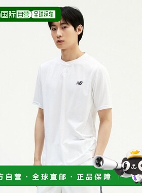 韩国直邮NEW BALANCE 短袖 T 恤 DQJ NBNEE2P391-10 男式网球短袖