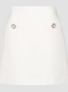 VALENTINO 女士半身裙 6B3RACH71CFA03 SS2025 白色