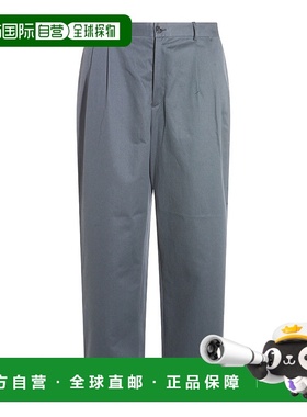 1h可退 香港直邮潮奢 MAISON KITSUNE 男士 休閒褶襉褲 PM01125WW