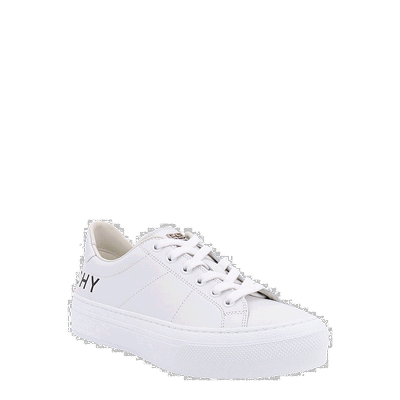 香港直邮GIVENCHY 女士运动鞋 BE003GE1TQ116 SS2025 白色 徽标运