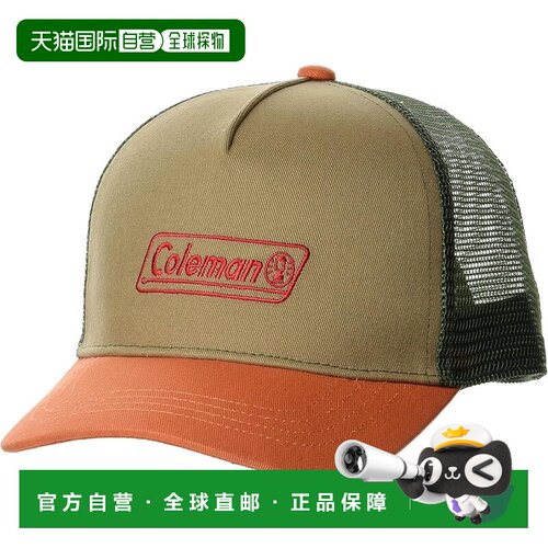 【日本直邮】Coleman科勒曼 儿童网眼鸭舌帽 141-0120 棕色