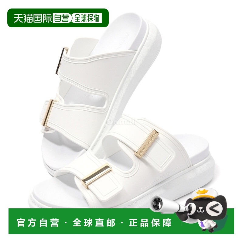 韩国直邮ALEXANDER MCQUEEN麦昆女款一字拖鞋658063 W4Z52 9339