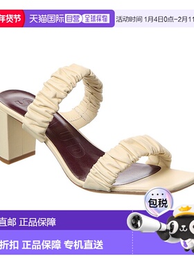 自营 STAUD Frankie皮革凉鞋-白色 美国奥莱直发