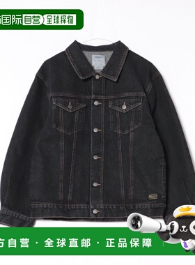 1h可退 日本直邮RVCA女装复古水洗丹宁夹克 BG043750