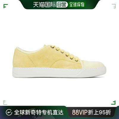 香港直邮潮奢 Lanvin 朗雯 男士 黄色 DBB1 运动鞋 FMSKDBB1ANAP