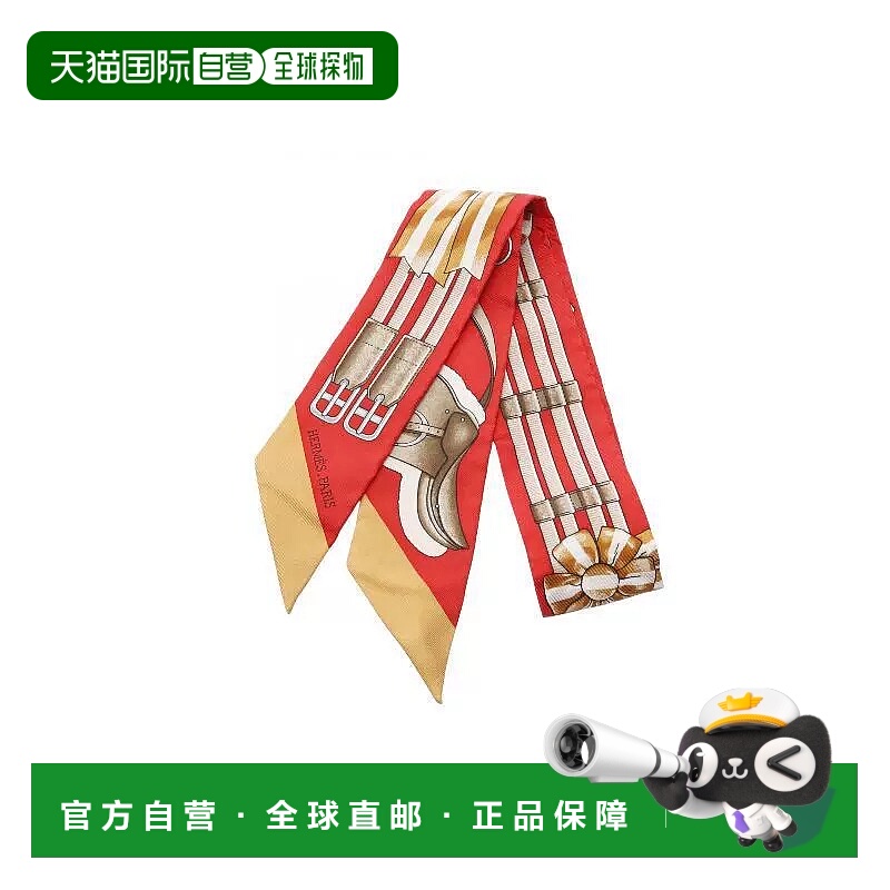 1h可退 日本直邮中古Hermes爱马仕女S级99新Twilly小丝巾丝绸围巾