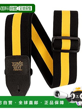 【日本直邮】Ernie Ball厄尼鲍尔 吉他背带 弹力 皮带 黄色 P0532