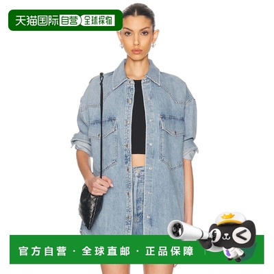 香港直邮AGOLDE 女士 Lotta 衬衫 A73573018 舒适时尚