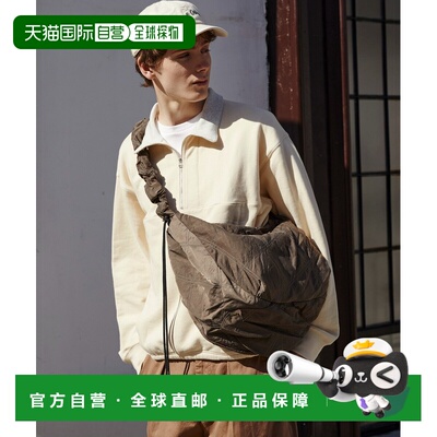 日本直邮PUBLIC TOKYO男士抽绳斜挎包 尼龙质感 大容量简约通勤款