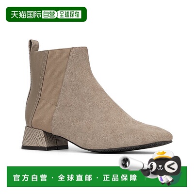 自营 Donald Pliner Travis 绒面革靴 - 米色 美国奥莱直发皮靴