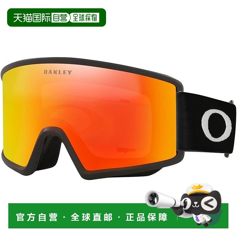 【日本直邮】OAKLEY欧克利 护目镜LINE L 哑黑/火金色镜0OO7120