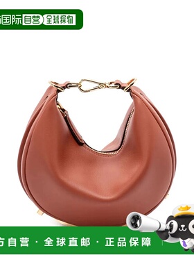 香港直邮FENDI 女士手提包 8BS081A5DY14 AW2025 棕色 Fendi Grap