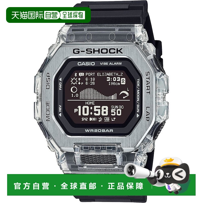 【日本直邮】卡西欧 G-SHOCK G-LIDE 蓝牙款 GBX-100S-1JF 黑色男