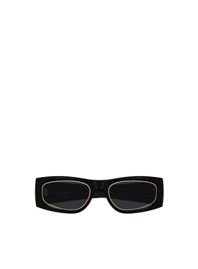 SAINT LAURENT 女士太阳镜 SLM140RIM001 AW2024 黑色