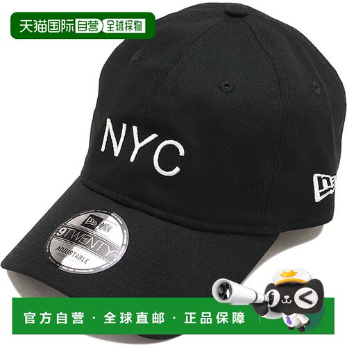 日本直邮NEW ERA 9TWENTY NYC 纽约市 男女通用可调节帽子 黑色 [