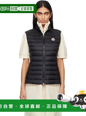 1h可退 香港直邮潮奢 Moncler 盟可睐 女士 黑色 Igens 羽绒马甲
