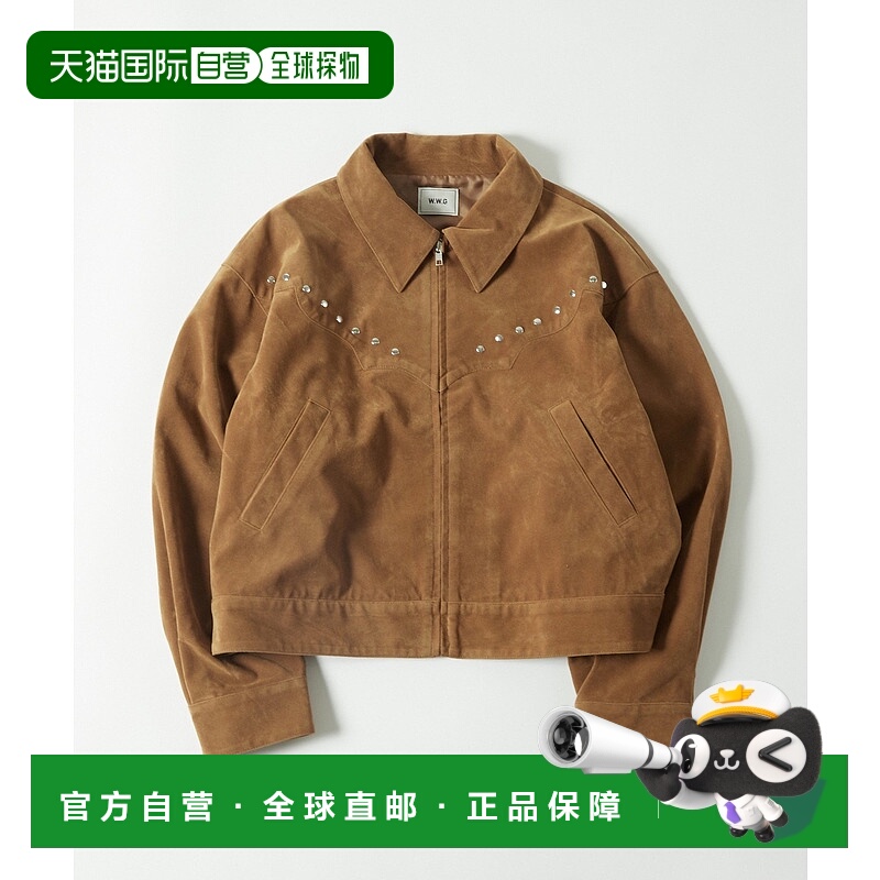 1h可退 日本直邮WHO'S WHO gallery 女士仿麂皮水洗感短款夹克 金