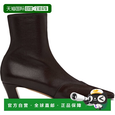 1h可退 香港直邮潮奢 KHAITE 女士 棕色 Nevada Stretch Low 踝靴