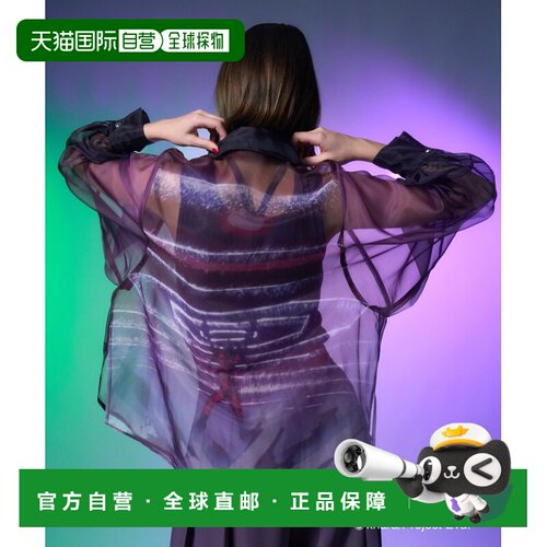 日本直邮HARE×新世纪福音战士 女士 透视长袖衬衫 1023237