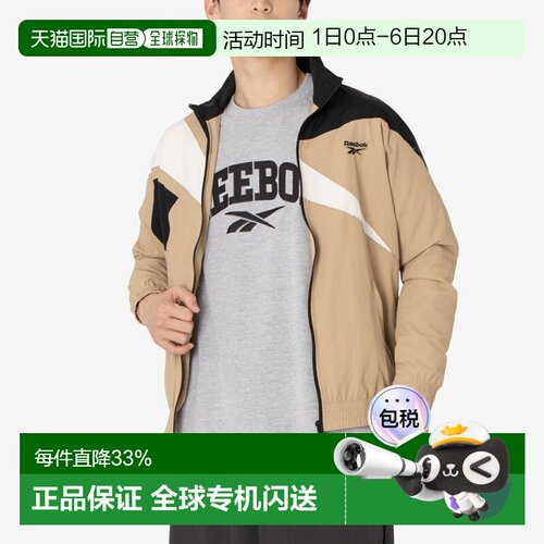 日本直邮Reebok RB00001 Classics Vector 运动外套（米色）夹克