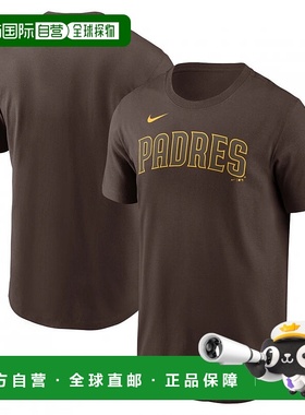 日本直邮Nike-耐克男士棒球穿着MLB San Diego Padres Mens Nike