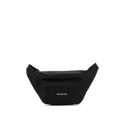 BALENCIAGA 男士斜挎包 4823892JMF71000 AW2025 黑色