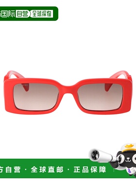 香港直邮GUCCI 女士眼镜 GG1325S005 AW2025 古驰红色太阳镜