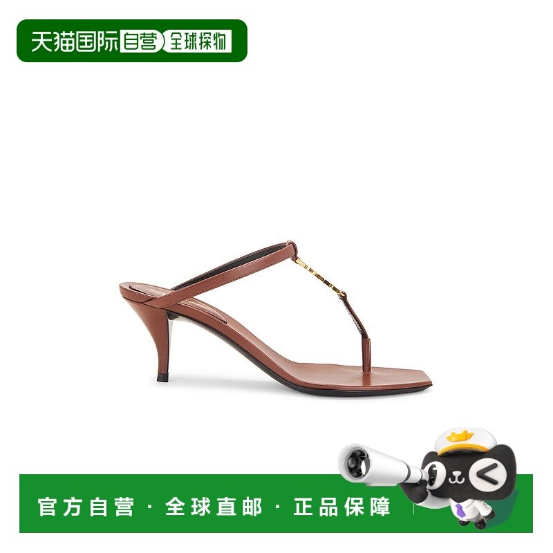 香港直邮潮奢 Saint Laurent 圣罗兰 女士 CASSANDRA 高跟凉鞋 78