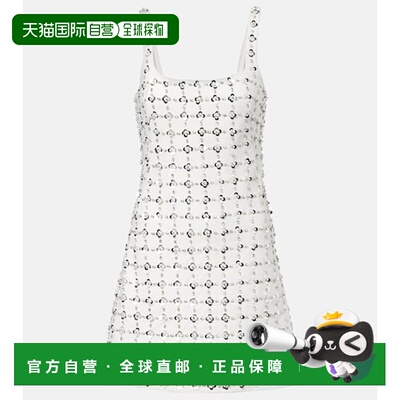 1h可退 香港直邮潮奢 Simkhai 女士 Ziva crêpe 珠片迷你连衣裙