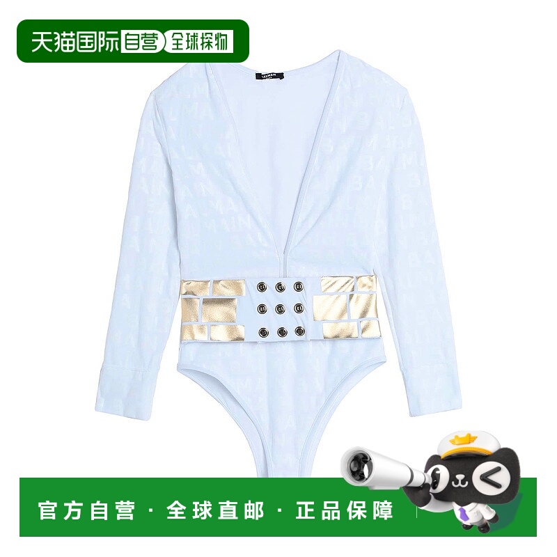 香港直邮Balmain 巴尔曼 女士 One-piece 泳衣 white白色 舒适时