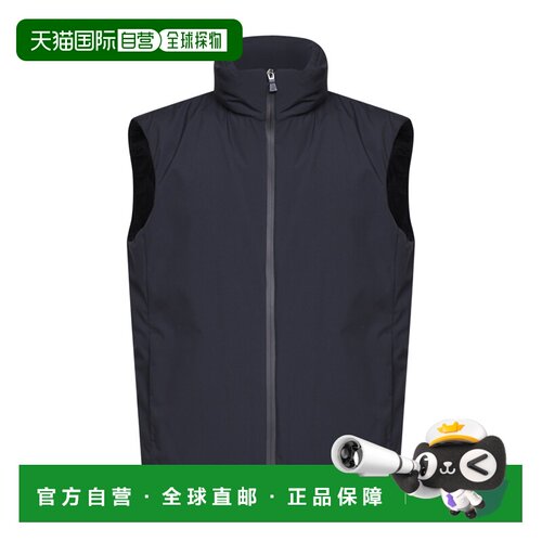 香港直邮HERNO 男士马甲 GI000672U128409201 AW2026 蓝色 拉链马