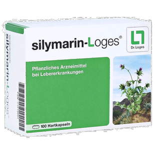 欧洲直邮德国药房loges水飞蓟护肝保肝肝炎肝硬化肝损伤胶囊100粒