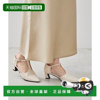 日本直邮Menue 变形跟带T字带女鞋 ME8623BW02756 黑色