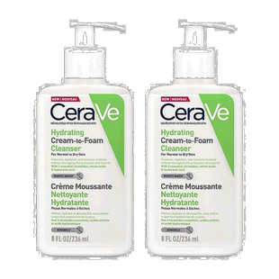 欧洲直邮Cerave适乐肤绿氨泡泡温和洁面乳236mlx2丙烯酸羟乙酯
