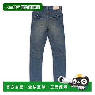 自营purple brand2 年 DIRTY FADE 靛蓝紧身牛仔裤 - 蓝色 美国奥