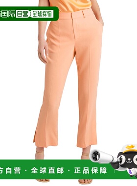 自营 cinq a sept五七裁剪克里裤-橙色 美国奥莱直发女裤喇叭裤
