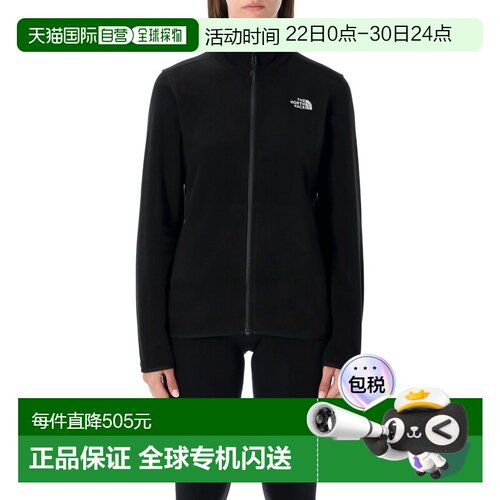 香港直邮THE NORTH FACE 女士抓绒衣 NF0A8D2FJK3 AW2025 黑色