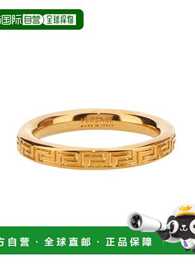1h可退 香港直邮versace 范思哲 男士 ANELLO CON CHIAVE GRECA I