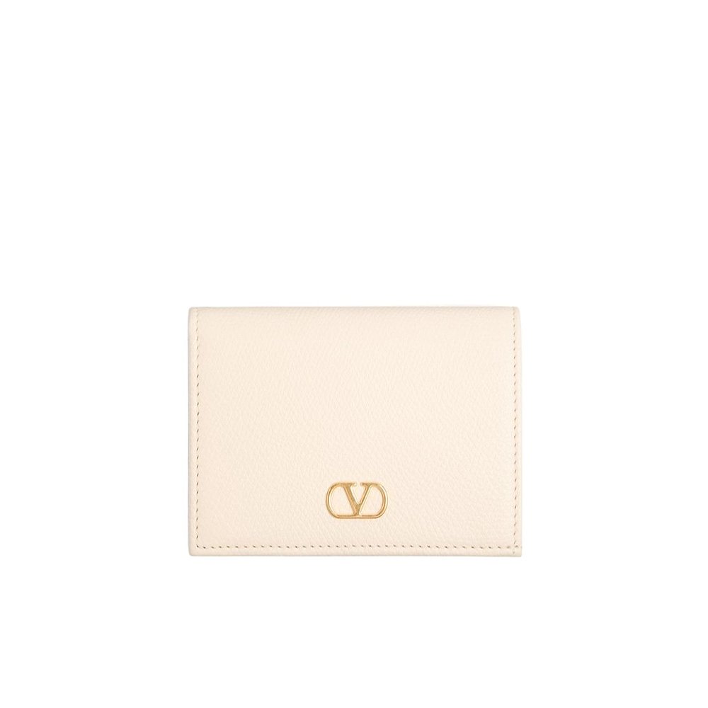 VALENTINO 女士钱包 WP0AJ3SNPI16 SS2025 白色 VLOGO 标志性钱包