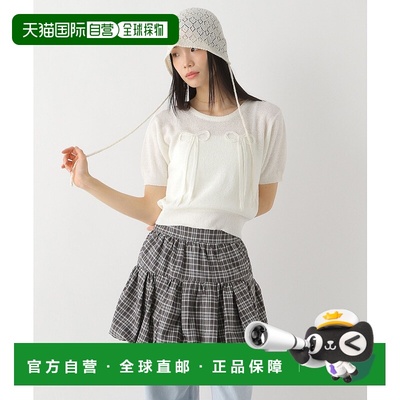 1h可退 日本直邮Heather 女士立体蝴蝶结夏季针织衫 452802