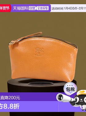 日本直邮IL BISONTE 女士休闲百搭手拿包SCA014 PV0005