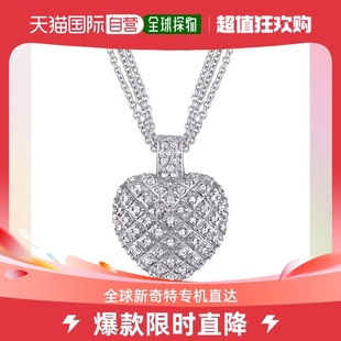 Chain 1ct Heart Diamond TDW Max Pendant Mimi Triple with