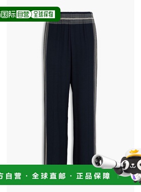 1h可退 香港直邮VINCE 女士 梭织阔腿裤 V125822451 blue蓝色 舒