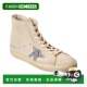新款 自营Golden 美国奥莱直 Suede高帮运动鞋 银色 Goose Francy