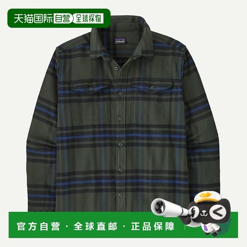 自营欧洲直邮PATAGONIA 男士Fjord法兰绒衬衫