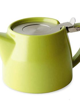 日本直邮FOR LIFE芙莱馥 陶器茶壶 530ml 3杯用 绿色 309-LME