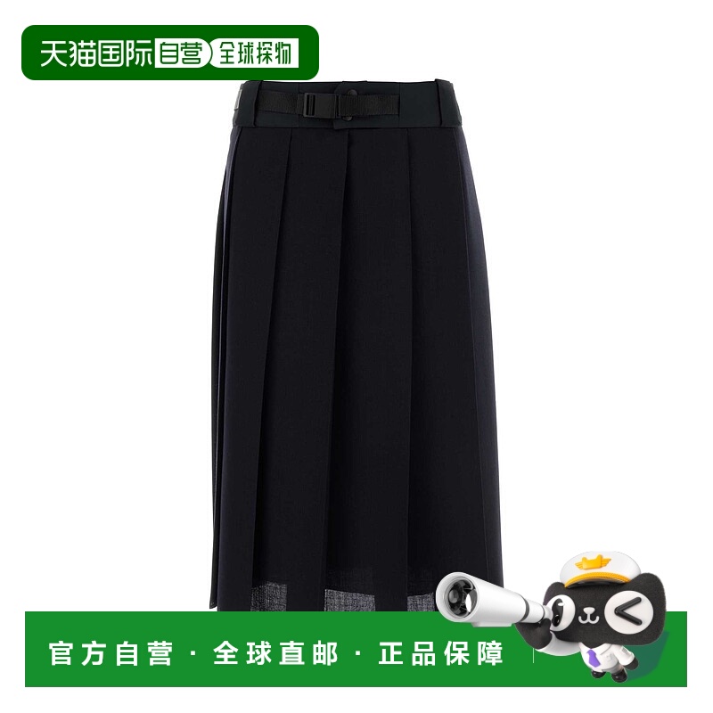 1h可退 香港直邮PRADA 女士半身裙 P183ZSOOO18V5F0008 SS2026 黑