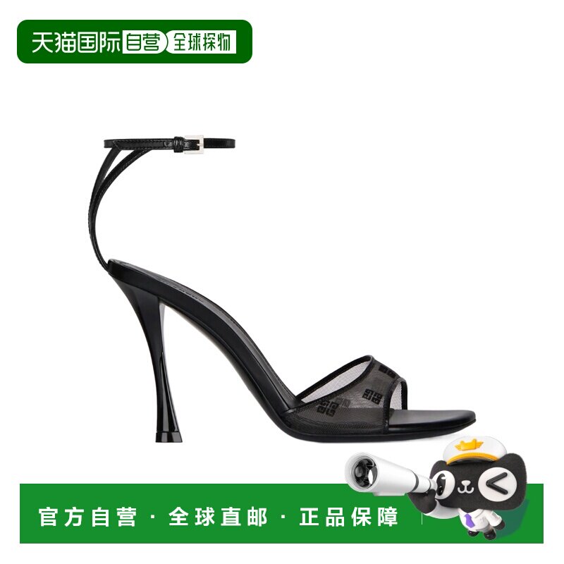 1h可退 香港直邮GIVENCHY 女士凉鞋 BE308JE22Z001 CO 黑色 4G St