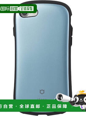 【日本直邮】Hamee 手机壳 iPhone SE 3/2/iPhone8/7 冰蓝色支架
