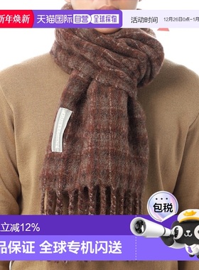 韩国直邮OUR LEGACY ESTATE SCARF Dorf 格纹毛绒羊驼围巾 (A4258
